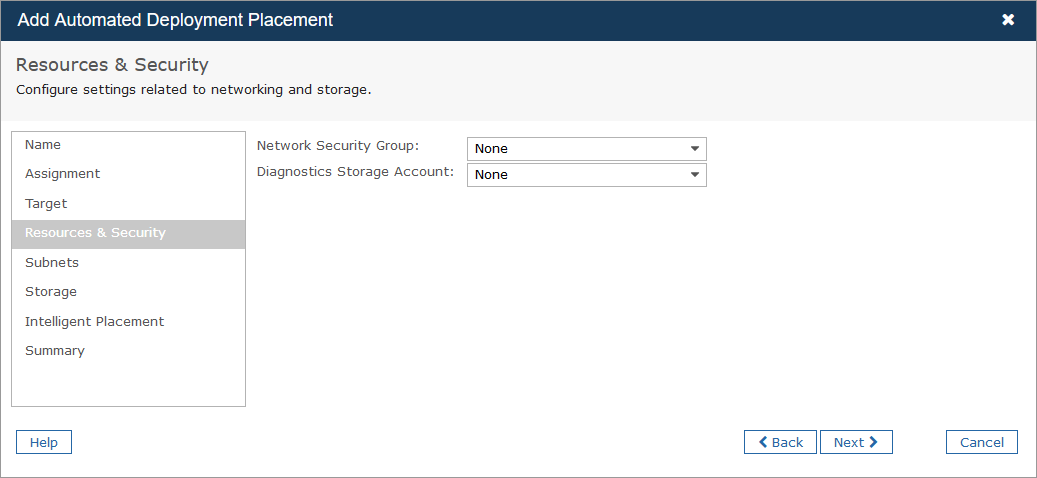 Diagnostics Storage Account Diagnostics Storage Account